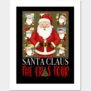 Santa Claus The Jolly Tour Family Group Christmas Matching Party Posters and Art